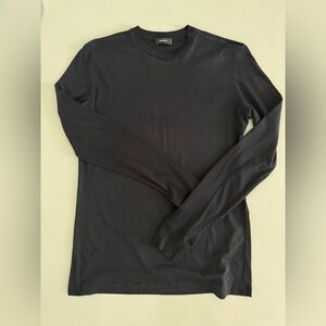 Wardrobe NYC Black Cotton Long Sleeve Top Size S